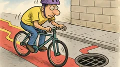 Banc: pictorul de piste și gura de canal