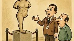 Banc: Sculptura „Învingătorul” n-are cap