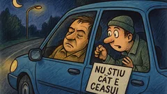 Banc: Șofer obosit, „aveți un ceas?”