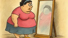 Banc: O grasă la oglinda fermecată