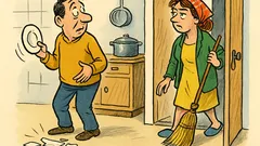 Banc: „Iubito, am spart o farfurie…”