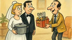 Banc: La nuntă, fără cratițe cadou...