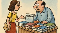 Banc: Domnișoara cere cărți de programare