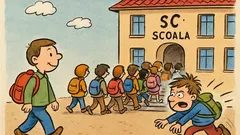 Banc: Elevii vin la școală pentru că...