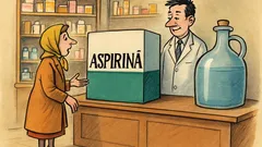 Banc: Intră o doamnă într-o farmacie din Botoșani