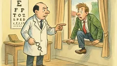 Banc: Dragul meu, ai nevoie de ochelari