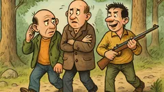 Banc: Un surd, un chel și-un știrb