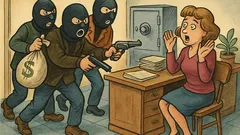 Banc: Într-o firmă intră hoți mascați