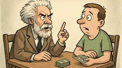 Banc: Un geniu și un idiot pariază