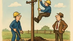 Banc: În Caracal, doi muncitori sapă