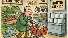 Banc: Intră omul în supermarketul special...