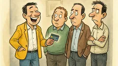 Banc: Un tip se întâlnește cu amicii…