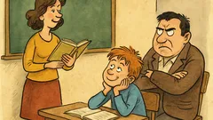 Banc: Tată, ai iubit o profesoară?