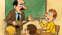 Banc: Bulă la ora de gramatică