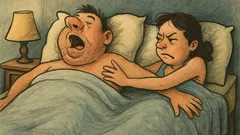 Banc: Ion sforăie pe tot patul