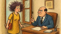 Banc: Rodica intră la director…