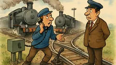 Banc: Se angajează unul la CFR, macazuri