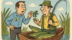 Banc: Pescarul din Deltă și broscuța