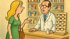 Banc: Intră o blondă într-o farmacie...