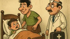 Banc: Fiul canibalului se îmbolnăvește brusc