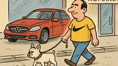 Banc: Intră snobul cu câinele la mall