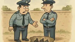 Banc: Doi polițiști și trei grenade